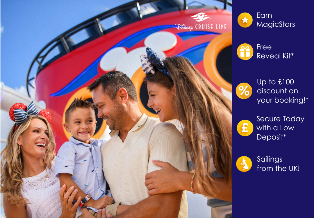 MagicBreaks Embark on an adventure with Disney Cruise Line from just £265pppn!* carousel banner