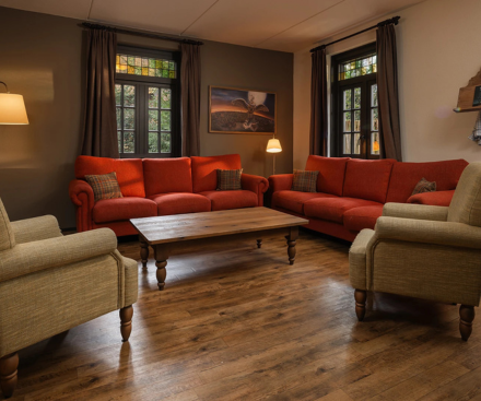 Woodland House with Sauna (sleeps 8)